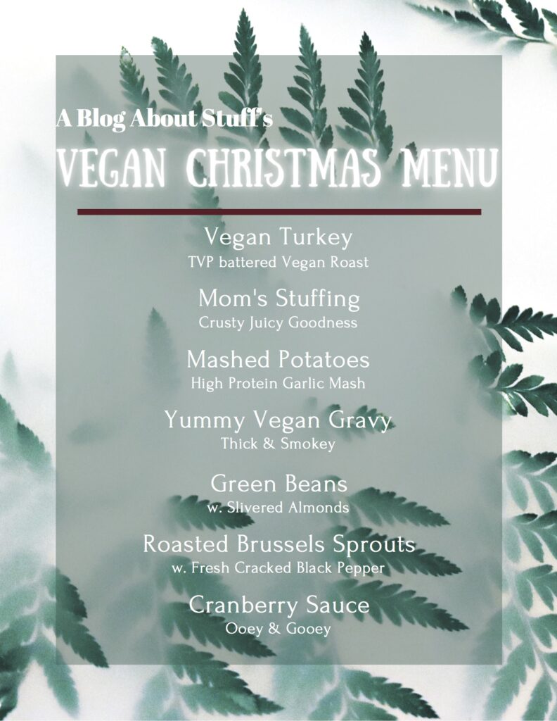 A Delicious Vegan Christmas Dinner Feast with Recipes & Printable Menus ...