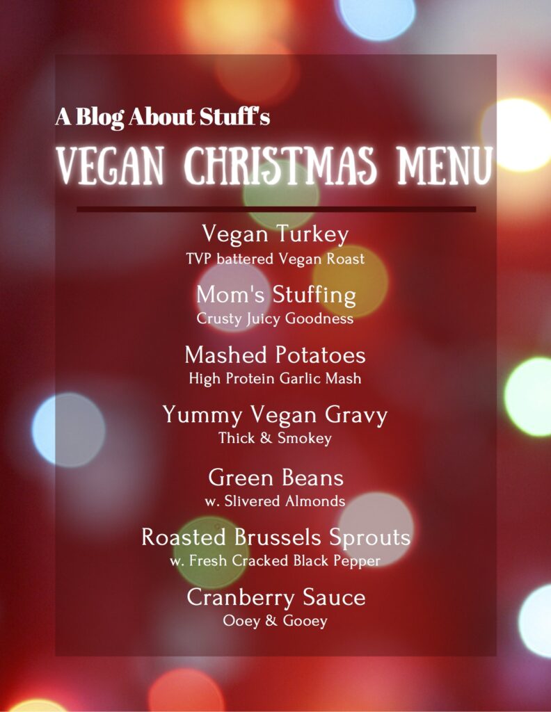 A Delicious Vegan Christmas Dinner Feast with Recipes & Printable Menus ...
