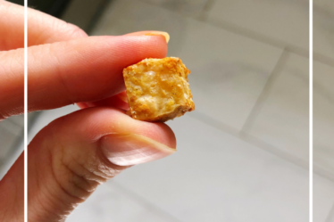 The Easiest Crispy tofu Recipe Vegan food A Blog About Stuff Cube