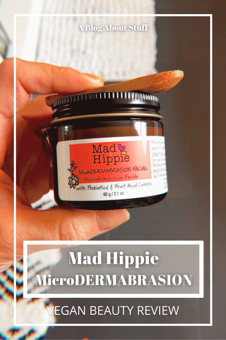 Mad Hippie MicroDermabrasion Facial Vegan Beauty Review
