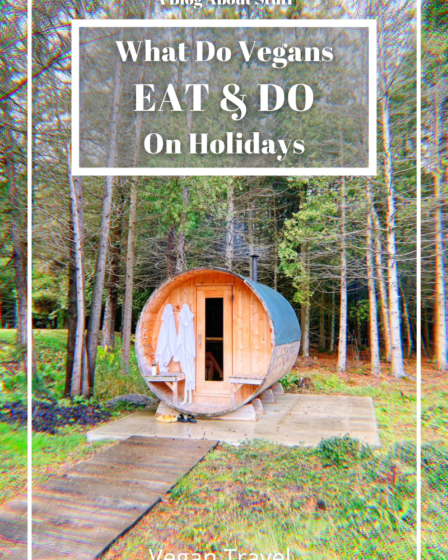 What do vegans eat and do on holidays vegan travel a blog about stuff sauna