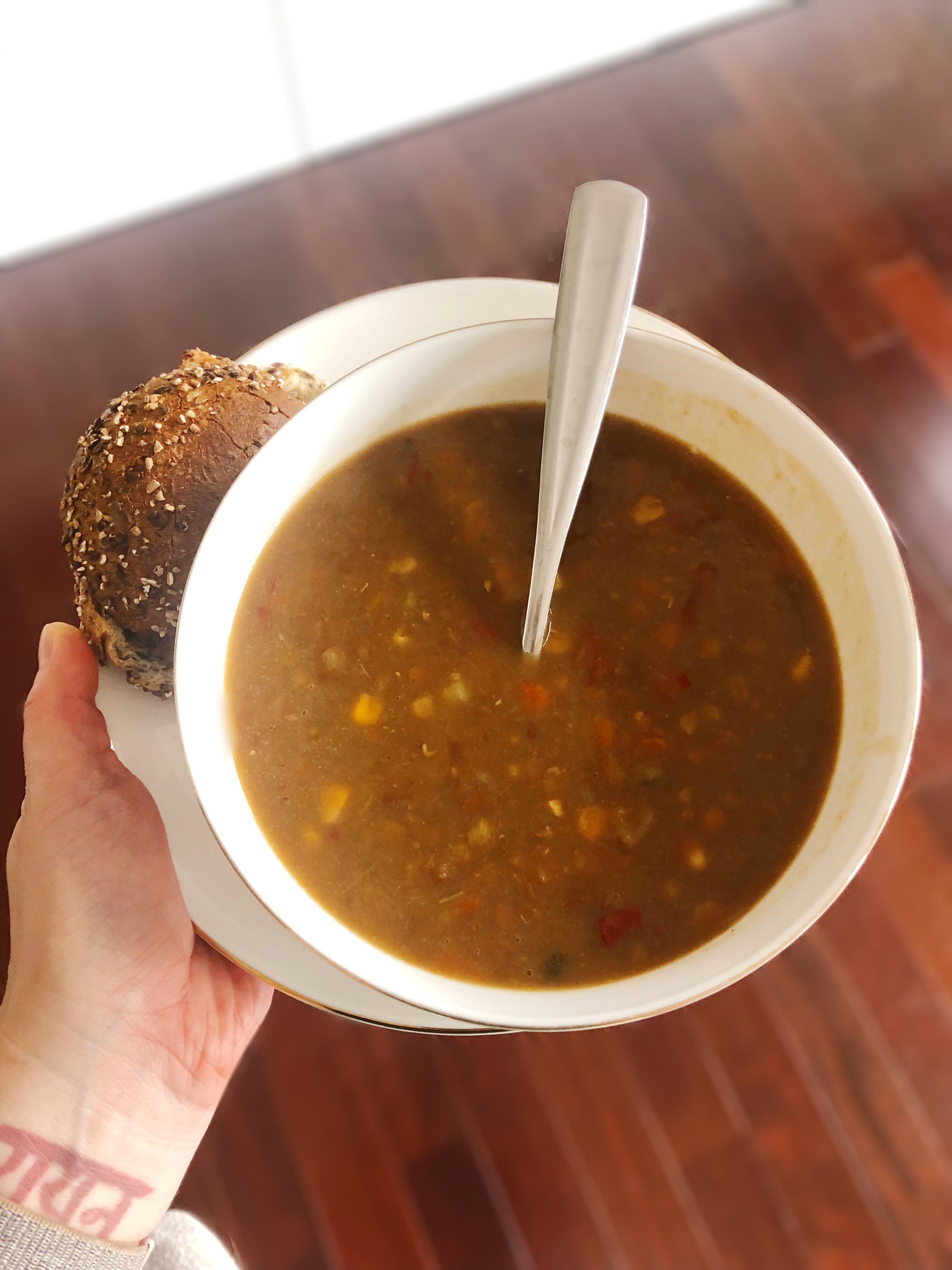 Easy Vegan Soup National Soup Month A Blog About Stuff Lentil