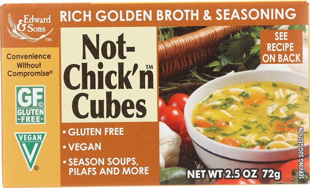 Not Chick'n Cubes Vegan Soup from Amazon A Blog About Stuff