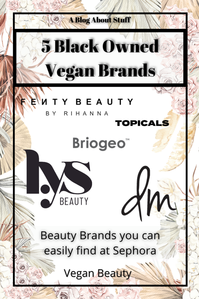 5 Black Owned Vegan Beauty Brands Found At Sephora