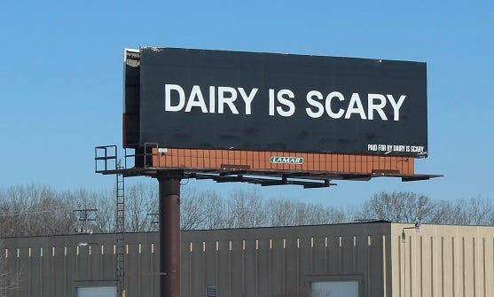 Dairy is Scary Veganism and Feminism A Blog about Stuff