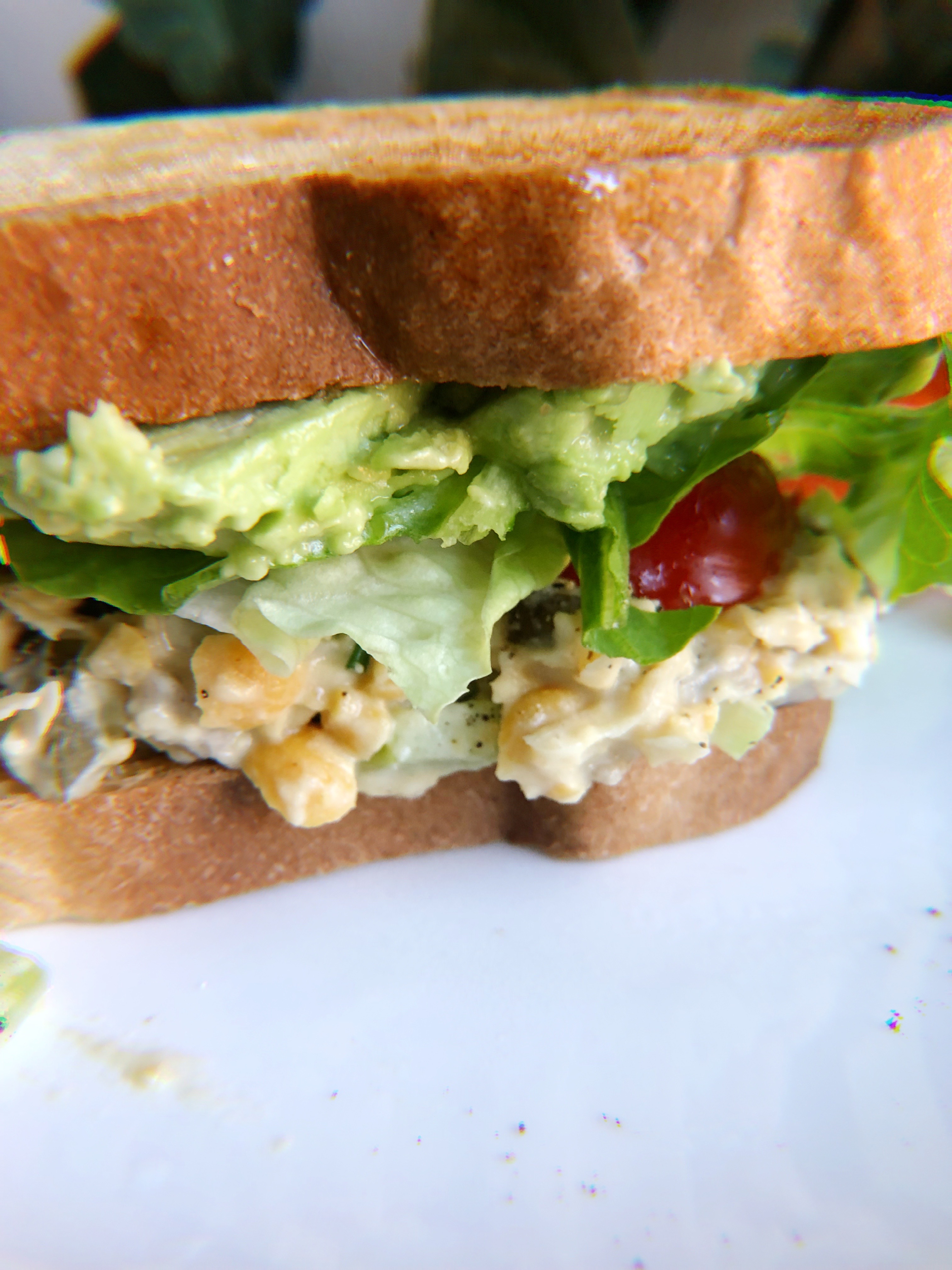 Vegan Chickpea Smash Recipe A Blog About Stuff Sandwich